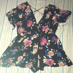 flower print romper